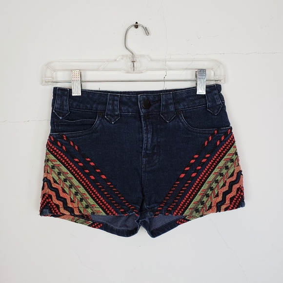 BDG Southwest Tribal Embroidered Shorts 24 - Picture 11 of 11